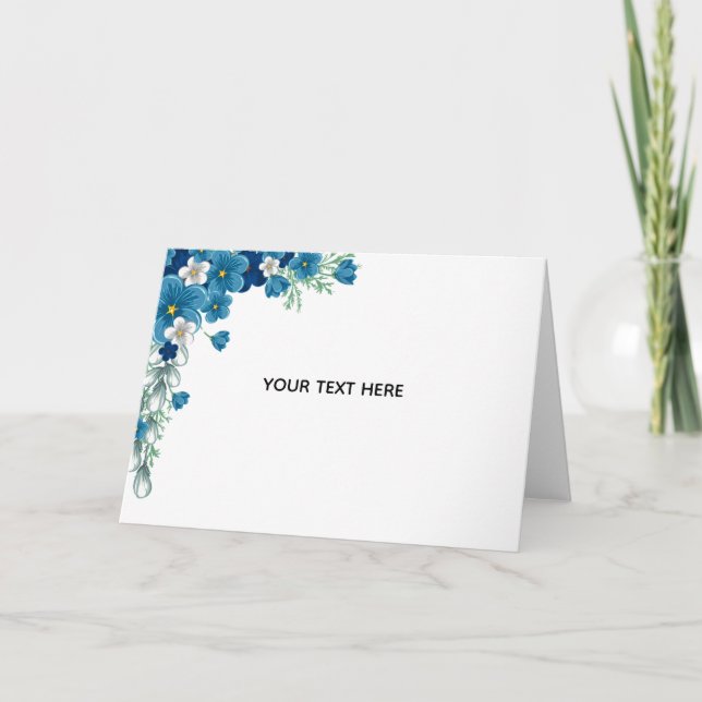 Tarjeta Crea Tu Propia Floral (Anverso)