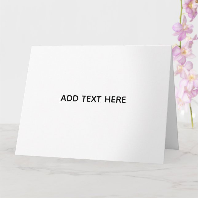 Tarjeta Crea Tu Propia Floral  (Orquídea)