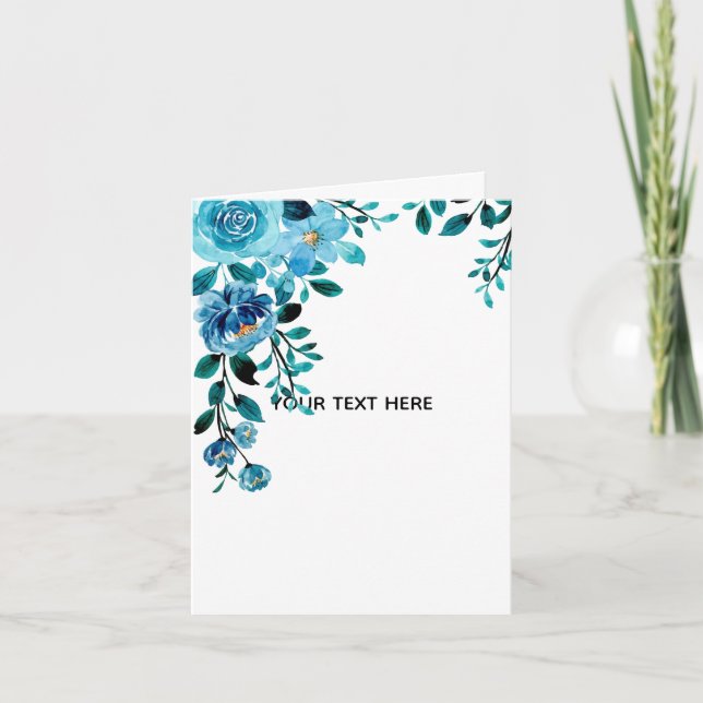Tarjeta Crea Tu Propia Floral (Anverso)