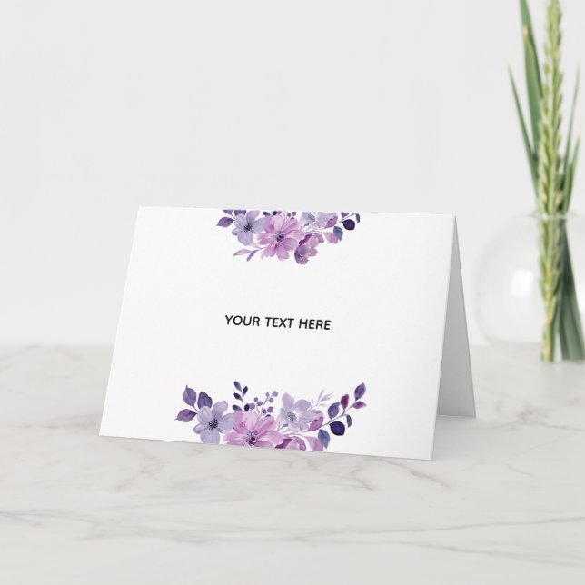 Tarjeta Crea Tu Propia Floral (Anverso)