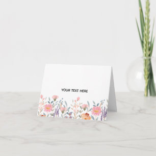 Tarjeta Crea Tu Propia Floral 