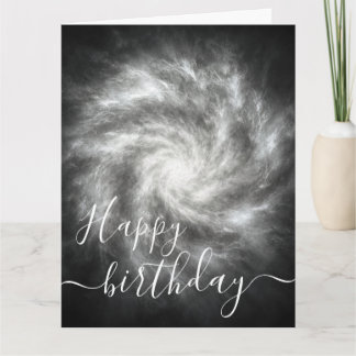 Tarjeta Crea Tu Propia Nube Cósmica Feliz Cumpleaños