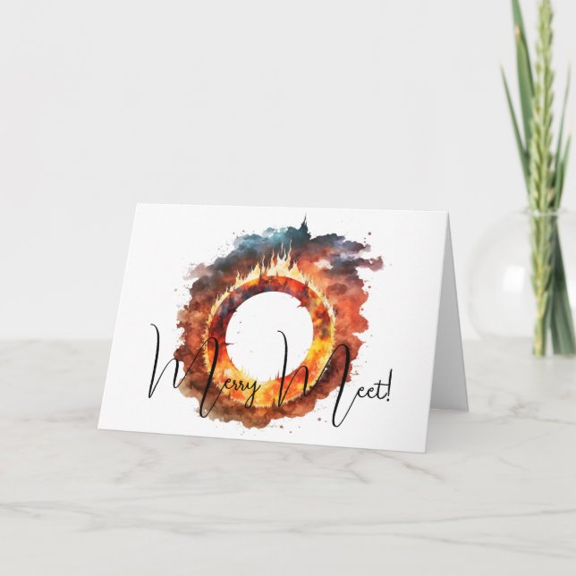 Tarjeta Crea tu propio anillo de fuego (Anverso)
