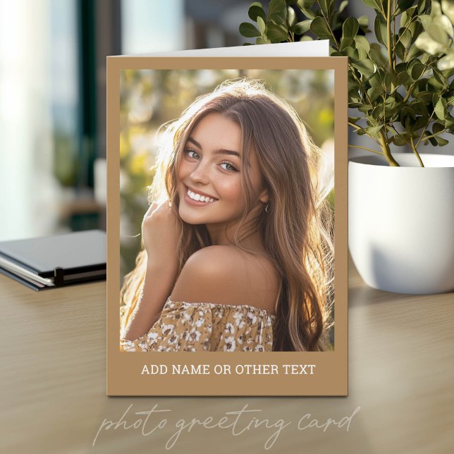 Tarjeta Crea tu propio arte de Instagram (Photo Greeting Card)