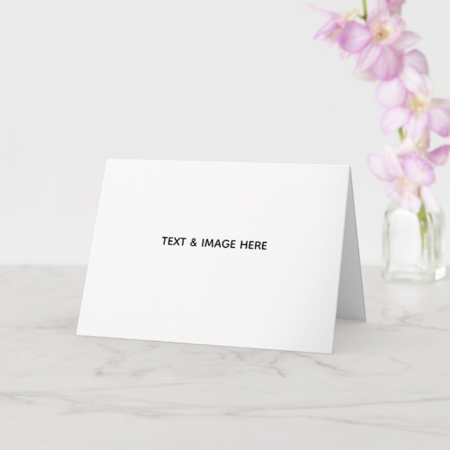 Tarjeta Crea tu propio blanco (Orquídea)