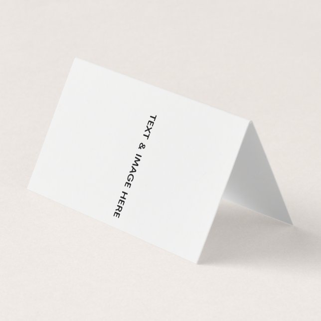 Tarjeta Crea tu propio blanco (Anverso)