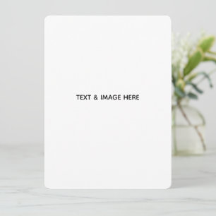 Tarjeta Crea tu propio blanco