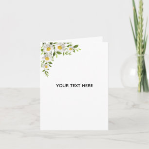 Tarjeta Crea tu propio borde floral