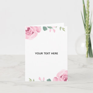 Tarjeta Crea tu propio borde floral