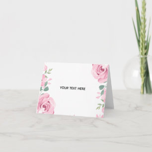 Tarjeta Crea tu propio borde floral
