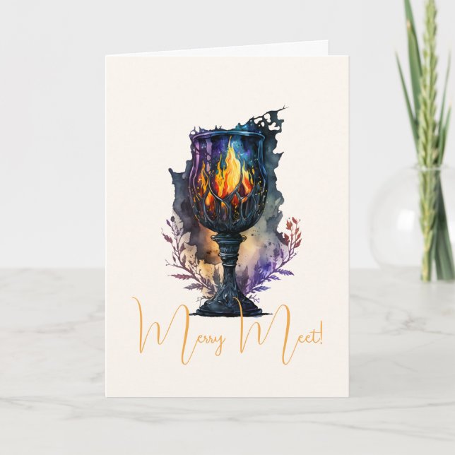 Tarjeta Crea tu propio cáliz de fuego (Anverso)