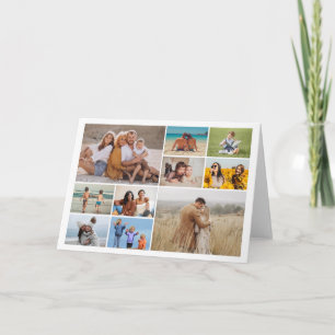 Tarjeta Crea tu propio collage de 10 fotos