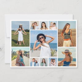 Tarjeta Crea tu propio collage de 11 fotos