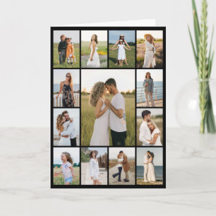 Tarjeta Crea tu propio collage de 13 fotos
