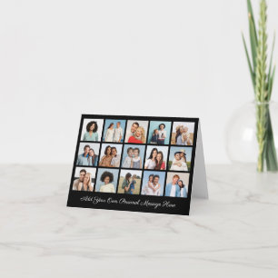 Tarjeta Crea tu propio collage de 15 fotos, añade tu salud