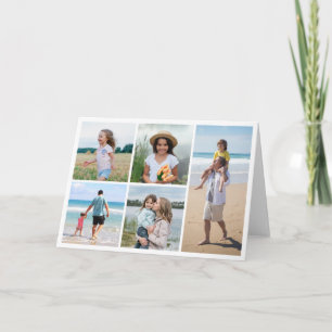 Tarjeta Crea tu propio collage de 5 fotos