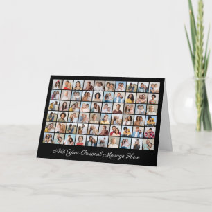 Tarjeta Crea tu propio collage de 60 fotos, añade tu salud