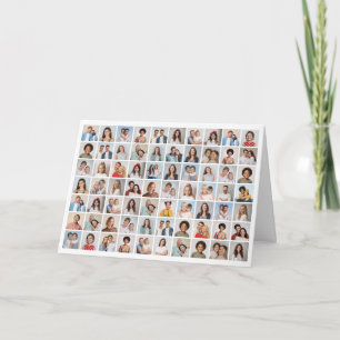 Tarjeta Crea tu propio collage de 70 fotos