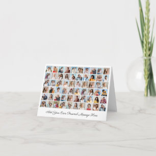 Tarjeta Crea tu propio Collage de fotos 60 Añadir tu salud