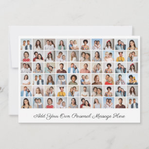 Tarjeta Crea tu propio Collage de fotos 60 Añadir tu salud