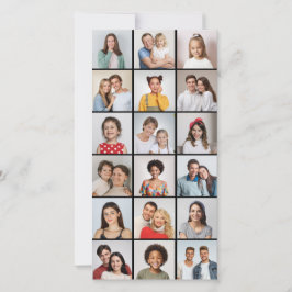 Tarjeta Crea tu propio color editable de 18 Collages de fo