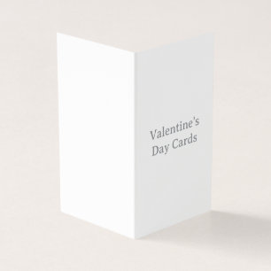 Tarjeta Crea tu propio día de San Valentín plegado persona