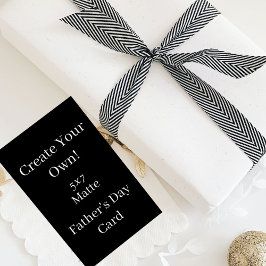 Tarjeta Crea tu propio Día del Padre Negro