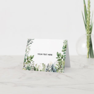 Tarjeta Crea tu propio diseño botánico