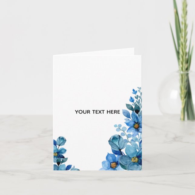 Tarjeta Crea tu propio diseño botánico (Anverso)