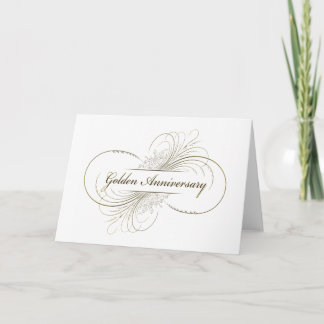 Tarjeta Crea tu propio diseño de aniversario de oro