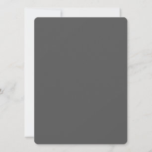 Tarjeta Crea tu propio diseño personalizado gris oscuro