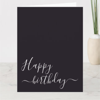 Tarjeta Crea tu propio feliz cumpleaños personalizado