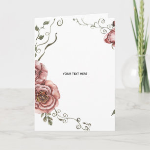 Tarjeta Crea tu propio floral
