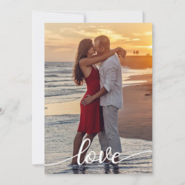 Tarjeta Crea tu propio guión de amor Foto de pareja románt