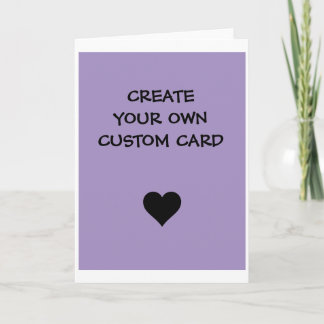 Tarjeta Crea tu propio personalizado 