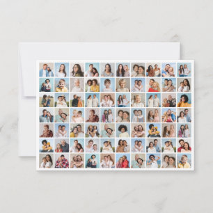 Tarjeta Crea tu propio saludo de Collage de fotos 70