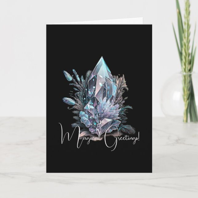 Tarjeta Crea tus Propios Cristales de Plata (Anverso)