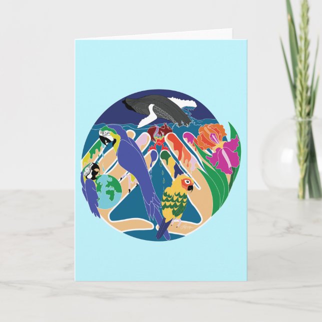 Tarjeta Creación tropical (Anverso)