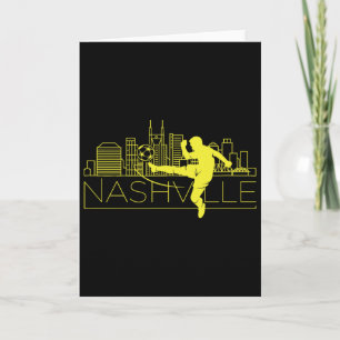 Tarjeta Creaciones Cheek Nashville Soccer City Mls , Hombr