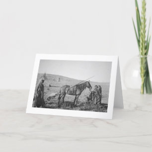 Tarjeta Creados nativos americanos del oeste de Canadá, c.