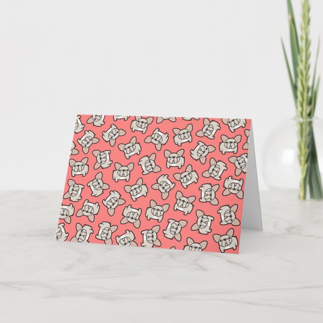 Tarjeta Cream Frenchie (Anverso)