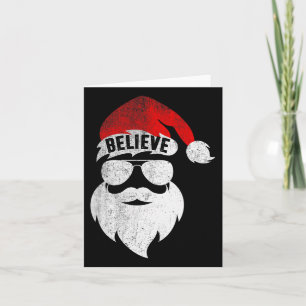 Tarjeta Crean Navidades Santa Claus Pajamas Familia Reuni