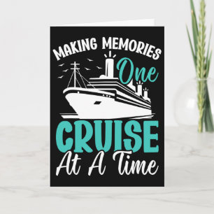 Tarjeta Creando Recuerdos Un Crucero A La Vez Viaje