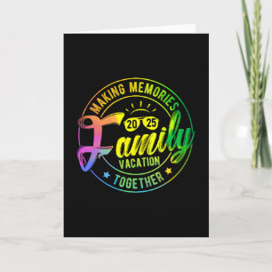 Tarjeta Creando Recuerdos Vacaciones Familiares Juntos 202
