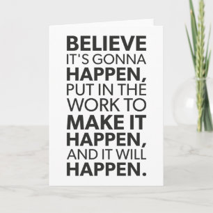 Tarjeta Créanlo, Hazlo realidad - Gimnasio, Susurro, Éxito
