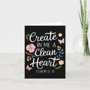 Tarjeta Crear En Mí Un Corazón Limpio _ Salmos 51_10