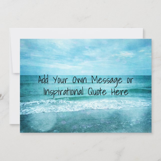 Tarjeta Crear su propia oferta Inspiradora motivacional (Anverso)