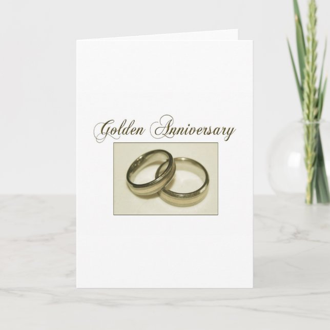 Tarjeta Crear su propio Aniversario de Oro (Anverso)