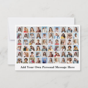 Tarjeta Crear su propio Collage de fotos 60 Añadir cualqui
