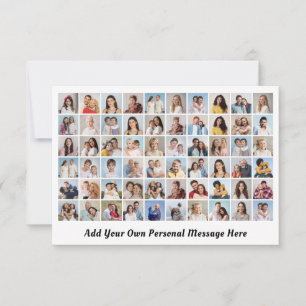 Tarjeta Crear su propio Collage de fotos 60 Añadir cualqui